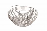 Charcoal basket with divider